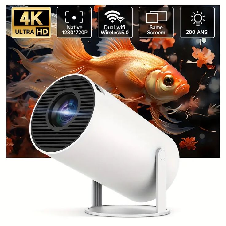 Proyector Led HY300 4k Portatil - ULTRA HD