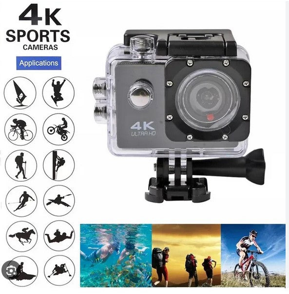 Camara Deportiva 4k ULTRA HD Sports Sumergible