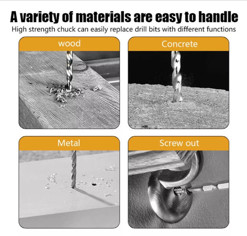 MaxDrill Pro Dual Force - TALADRO INALAMBRICO 2 BATERIAS 98V