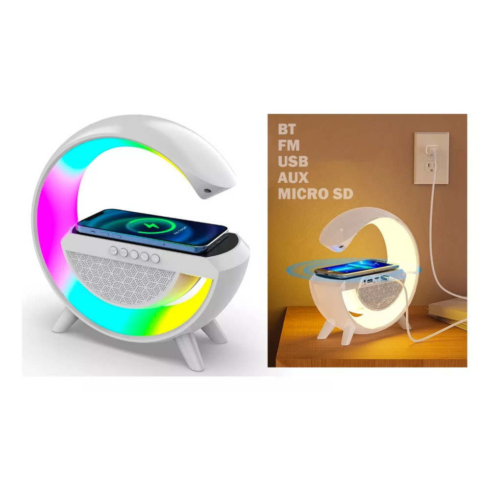 Parlante Bluetooth Lampara Cargador