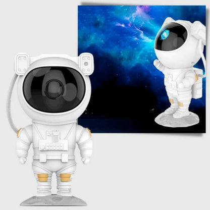 Proyector Astronauta: Luz y Nebulosa en 7 Colores"