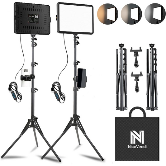 Foco de Luz LED 48 cm Trípode 2.1 M