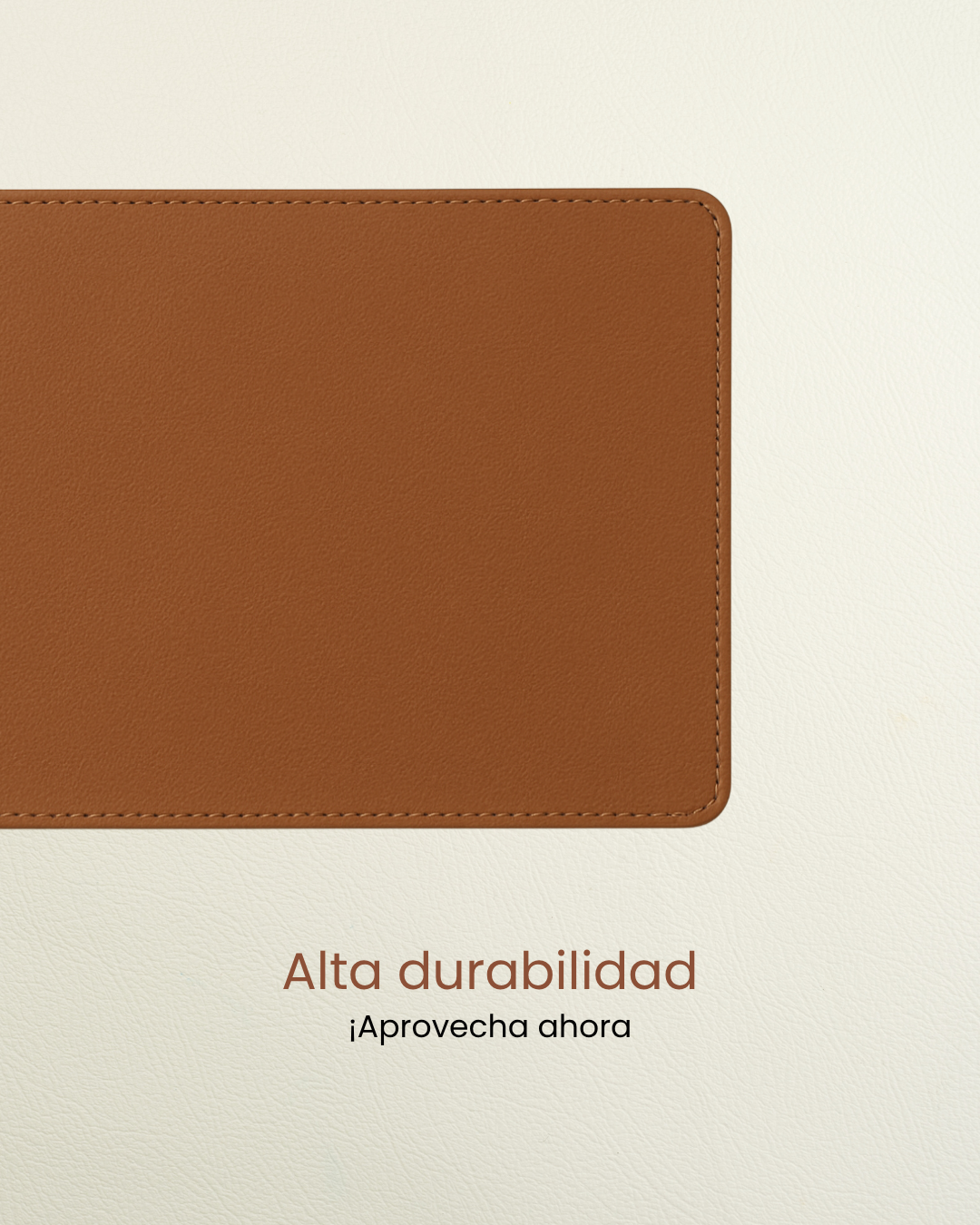 Mouse Pad de cuero con cargador inalámbrico