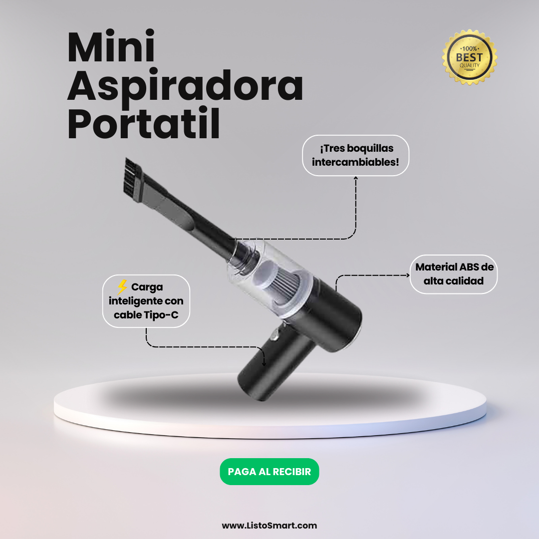 Aspiradora Portátil ULTRAPRO! 3 en 1
