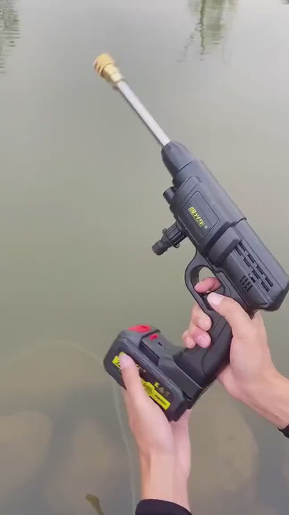 Hidrolavadora Portátil con 2 Baterías – ¡Limpieza Eficiente en Cualquier Lugar! 🚗🏡